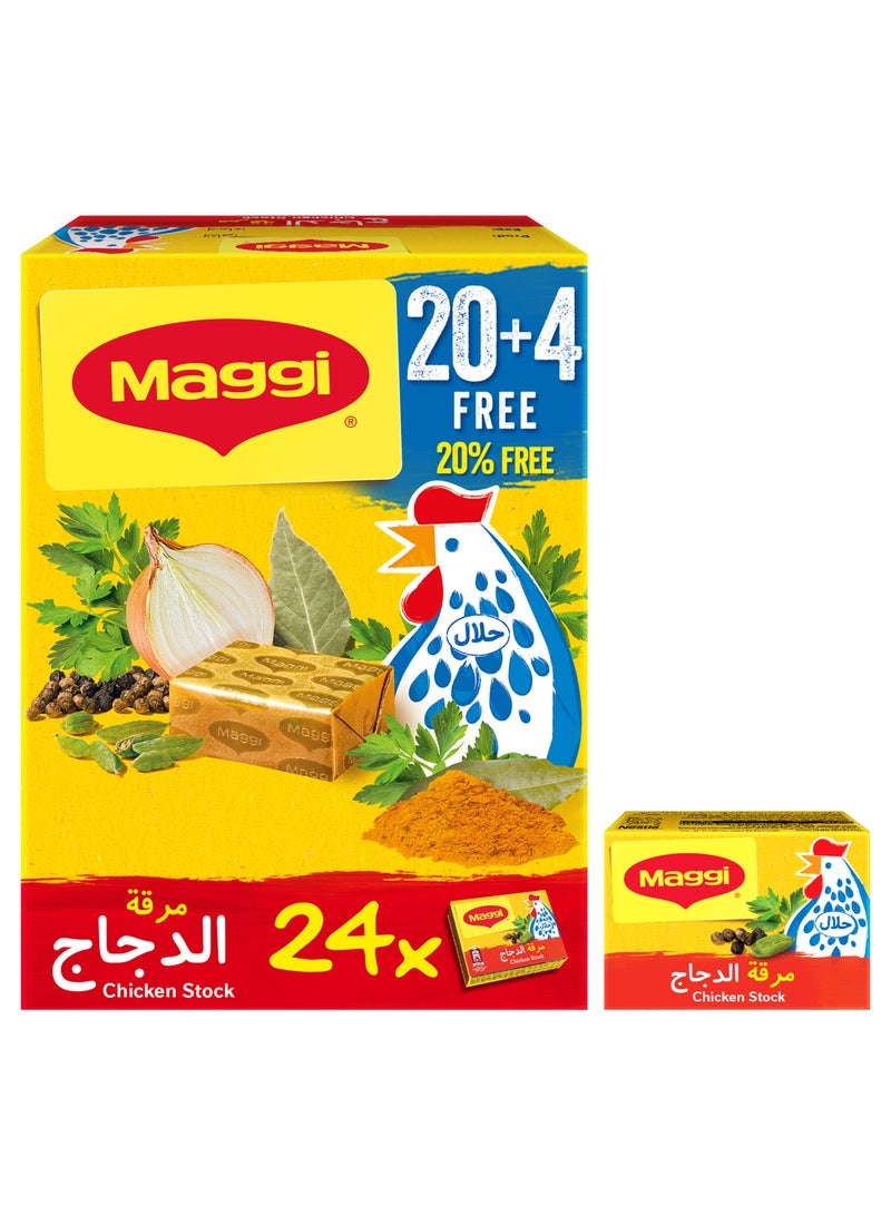 Maggi Chicken Stock 20+4 Cubes - Image 1